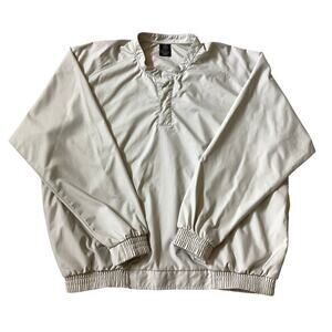 Nike Golf Pullover Windbreaker Jacket men’s XL cream